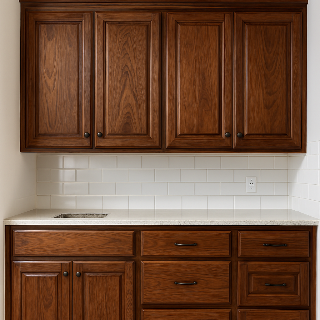 cabinet staining